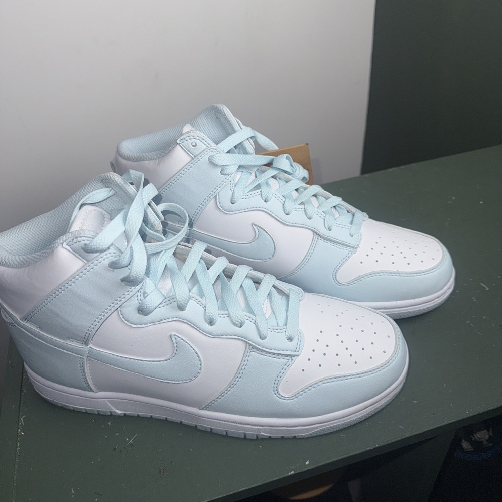 NEW Women's Nike Dunk Next Nature High Glacier Blue W10- Fv5960-100